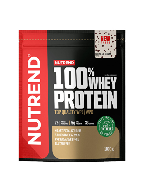 NUTREND WHEY PROTEİN  1000 GR - COOKIES&CREAM