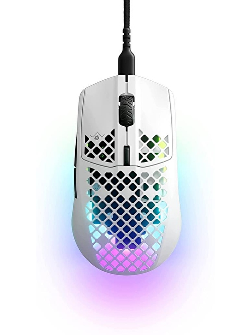 SteelSeries Aerox 3 2022 RGB Kablolu Beyaz Gaming Mouse