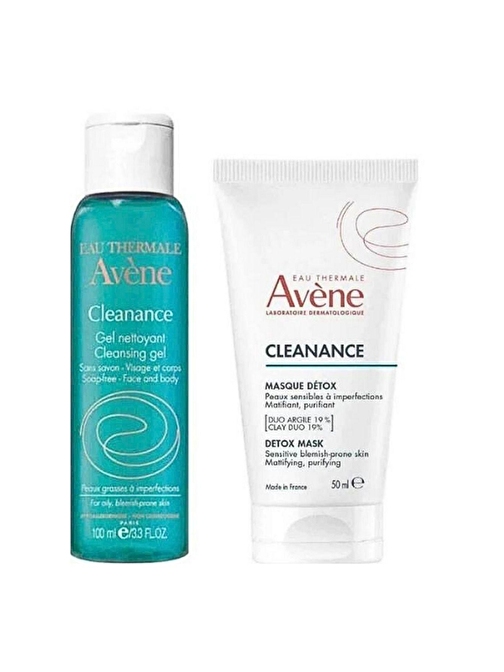 Avene Cleanance Detox Mask 50 ml + Cleanance Clean