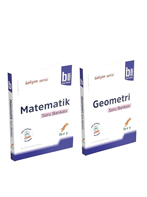 Birey Matematik ve Geometri B Gelişim Serisi Soru Bankası 2 Kitap Set