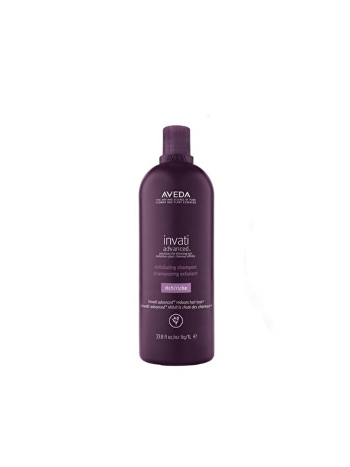 Invati Advanced Saç Dökülmesine Karşı Şampuan: Zengin Doku 1000 ML