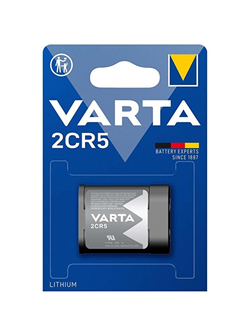 VARTA 2CR5 6 VOLT LİTYUM FOTOĞRAF MAKİNESİ PİLİ