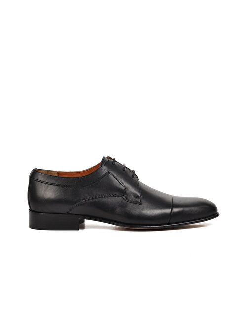 Ayakmod Premium 00445 Siyah Hakiki Deri Erkek Klasik Ayakkabı