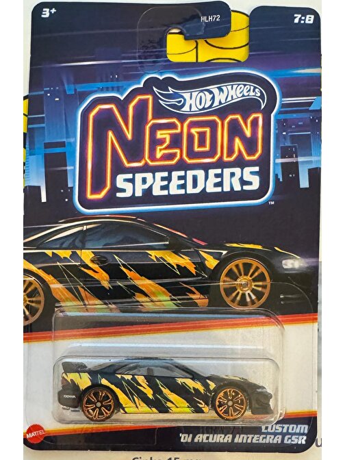 Hot Wheels Neon Speeders '01 Custom Acura İntegra GSR HRW73