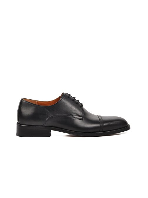 Ayakmod Premium 03258 Siyah Hakiki Deri Erkek Klasik Ayakkabı