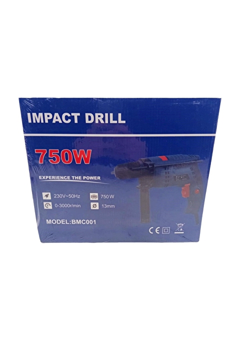 BMC-001 IMPACT DRILL DARBELİ MATKAP 13MM.750W (3877)