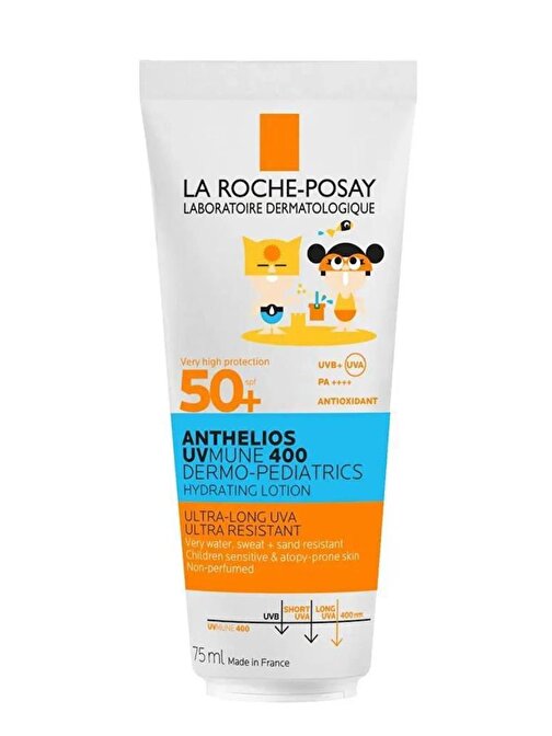 LA ROCHE POSAY Anthelios UVMUNE 400 SPF50+ Dermo-Pediatrics Lait Hydratant 75 ml