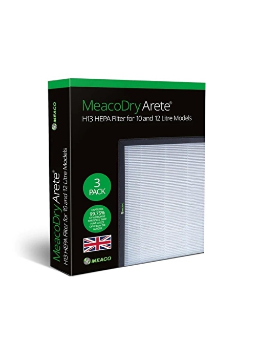 Meaco Dry Arete One 10L ve 12L Hepa Filtre