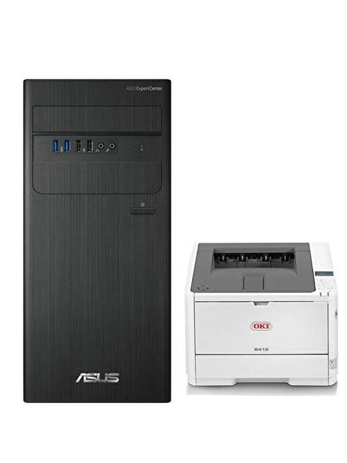 Asus D500TD-i71270016512DSA42  lntel core İ7-12700 8GB 512GB SSD Free Dos Masaüstü Bilgisayar+yazıcı