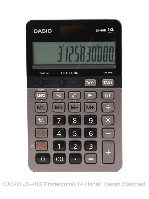 Casio JS-40B Profesyonel 14 Hane Masa Üstü Hesap Makinesi