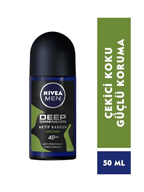 Nivea Men Deep Dimension Amazonia Deodorant Roll On 50 Ml