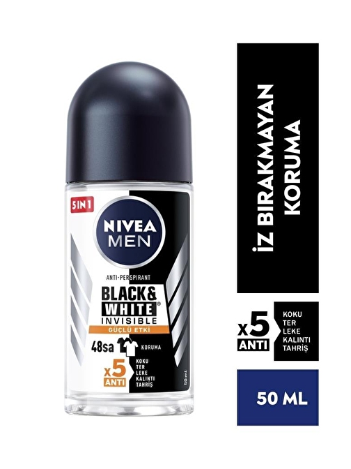 Nivea Men B&W Invisible Güçlü Etki 48H Etki 50 Ml