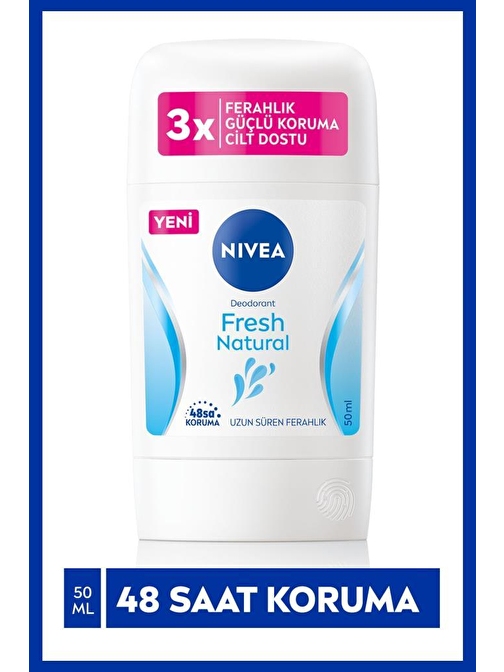 NIVEA Kadın Stick Deodorant Fresh Natural 48 Saat Deodorant Koruması 50ml