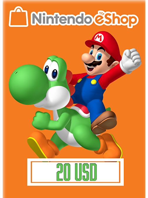 Nintendo eShop US 20 Gift Card