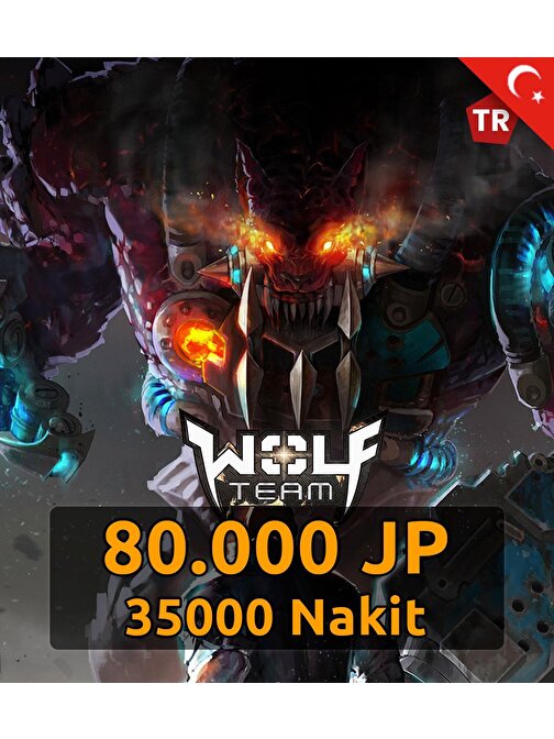Wolfteam 80000 Joypara-35.000 Wolf Team Nakit