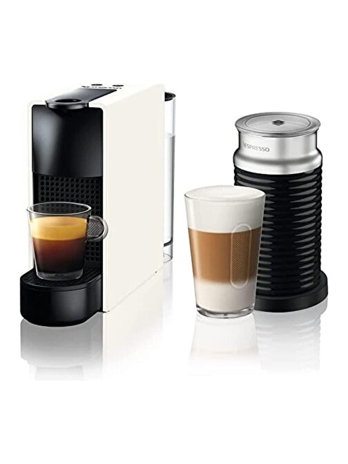 C35 Essenza Mini Kahve Makinesi Ve Süt Köpürtücü Aksesuar, Beyaz
