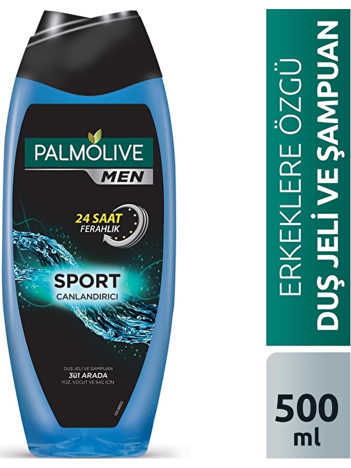 Palmolive Men Duş Jeli Sport Canlandırıcı 3 In1 500 Ml