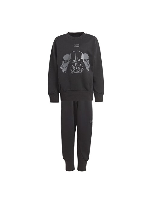 IS4559-C adidas X Star Wars Z.n.e. Crewneck &amp;Ccedil;ocuk Eşofman Takımı Siyah