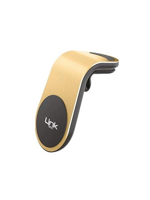 Linktech H706 Universal Mıknatıslı Mandallı Araç Içi Telefon Tutacağı Gold