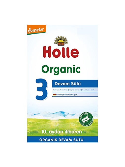 Holle 3 Organik Devam Sütü 600 gr 1+ Yaş