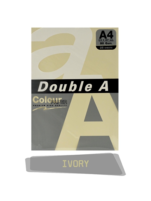 Double A Renkli Fotokopi Kağıdı 25 Li A4 80 gr