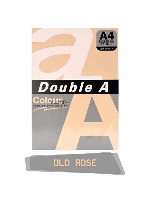 Double A Renkli Fotokopi Kağıdı 25 Li A4 80 gr