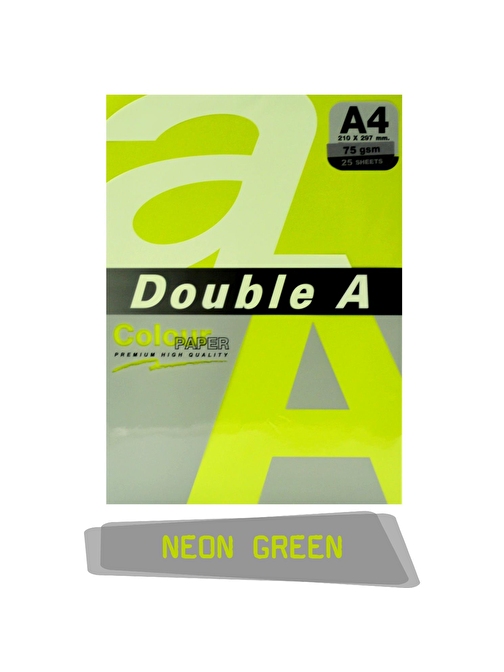 Double A Renkli Fotokopi Kağıdı 25 Li A4 75 gr