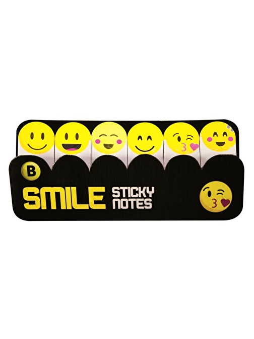 Paste Notes Smile Sticky Notes Emoji Yapışkanlı Kağıt (BSML-398)