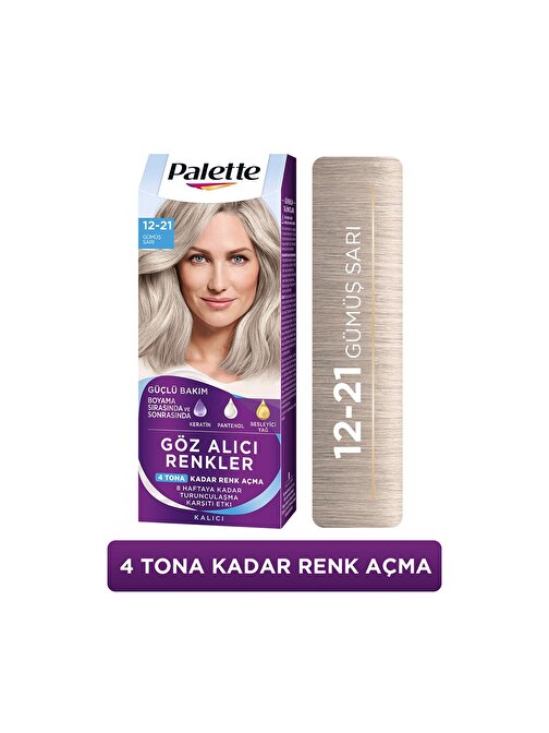 Palette Göz Alıcı Renkler 12-21 Gümüş SarıPalette 