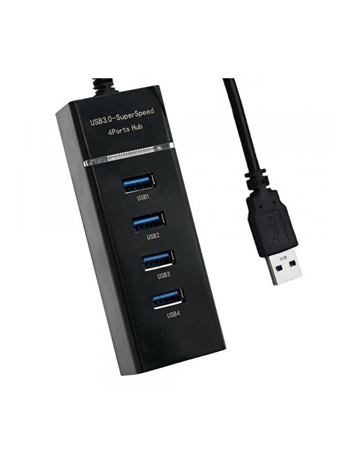 Usb 3.0 4 Port Usb Çoklayıcı Hub 1 Metre Kablo