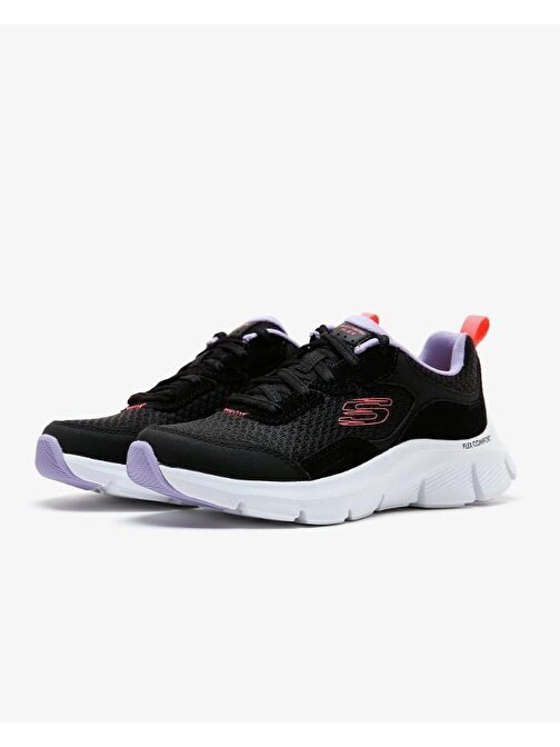 Skechers Flex Comfort Kadın Siyah Spor Ayakkabı 149885 Bkmt