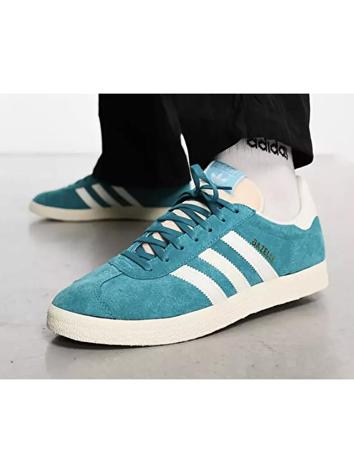 adidas Gazelle Turkuaz Mavi Erkek Günlük Spor Ayakkabı IG1061