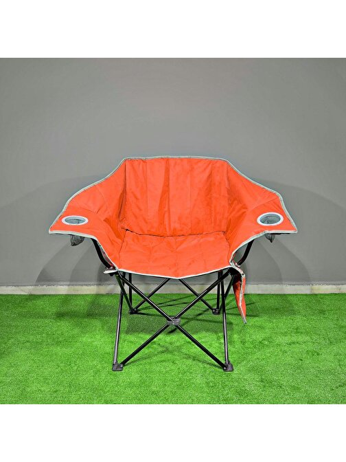 Argeus Nevgrande Comfort Katlanabilir Kamp Sandalyesi Turuncu