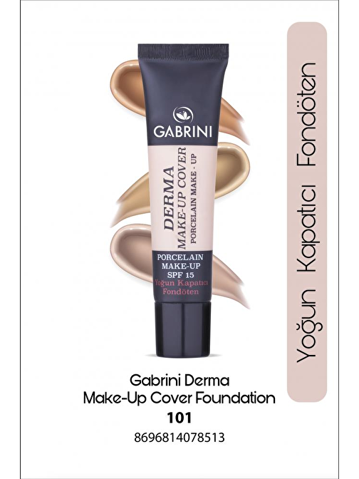 Gabrini Fondöten - Derma Make-up Cover Foundation 101