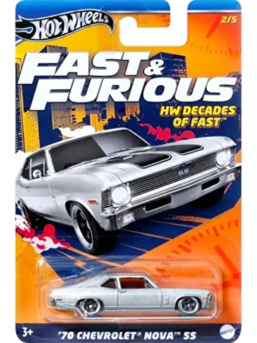 Hot Wheels Fast & Furious '70 Chevrolet Nova SS HRW42