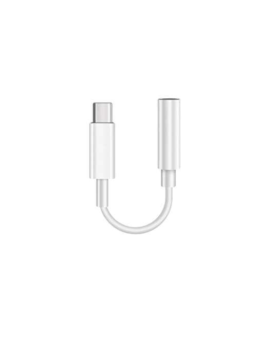 Global Usb-C to Headphone Jack Apple İphone 15 Uyumlu Dönüştürücü Adaptör Beyaz UC11 WNE1142