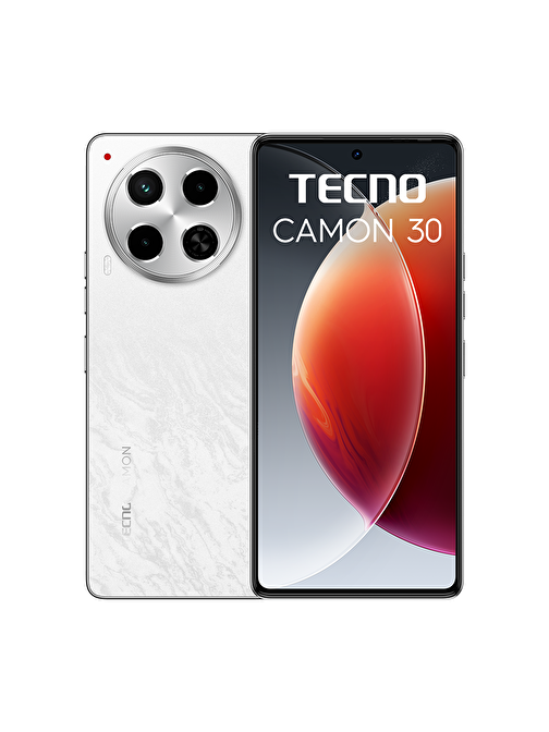 TECNO CAMON 30 CL6 12/256 GB Tuz Beyazı (TECNO Türkiye Garantili)