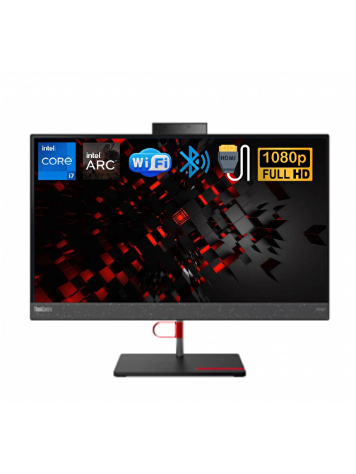 Lenovo Thinkcentre Neo 50A i7-12700H 32GB 512GB M.2 SSD  12B90048TX ATL18  4GB A370M 23.8" W11Pro All In One Bilgisayar