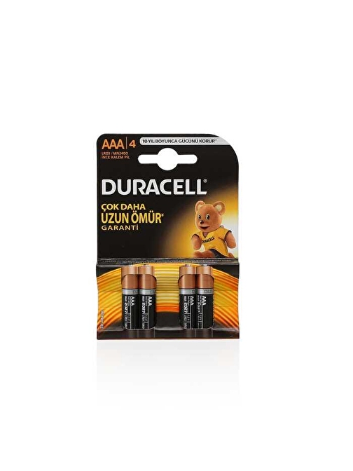 Duracell AAA İnce Pil 4'lü