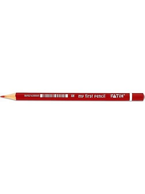 Fatih İlk Kalemim Kırmızı Kalem Üç Köşeli Jumbo 1 Adet