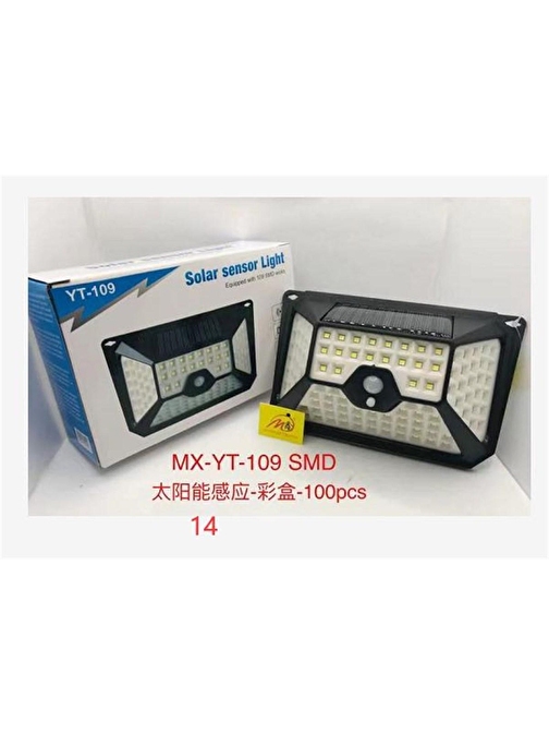 POWERMASTER YT-109 SENSÖRLÜ SMD LEDLİ SOLAR LAMBA