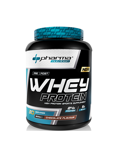 Pharma Nutrition Whey Protein 900 gr Çikolata Aromalı Protein Tozu 24 gram Protein 30 Servis 