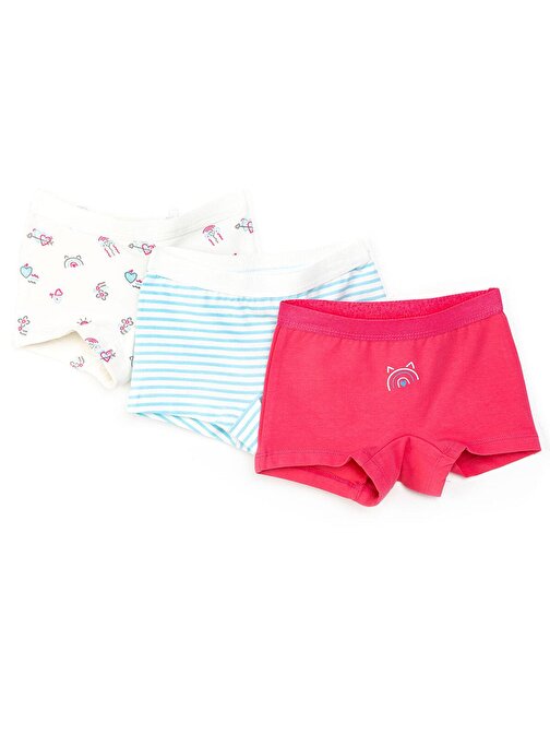 HelloBaby 3lü Boxer Külot Kız Bebek