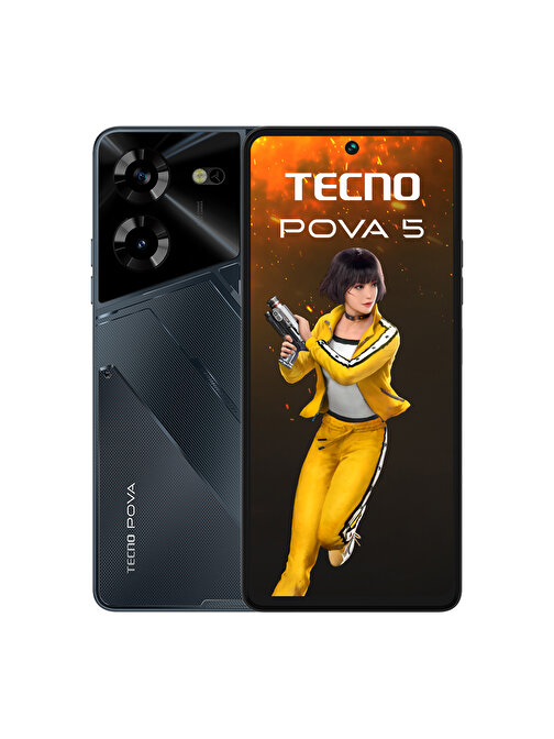 TECNO POVA 5 8/256 GB Siyah (TECNO Türkiye Garantili)