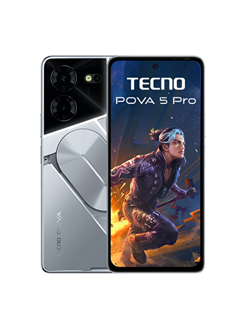 TECNO MOBILE POVA 5 PRO 8/256 GB Gümüş (TECNO Türkiye Garantili)