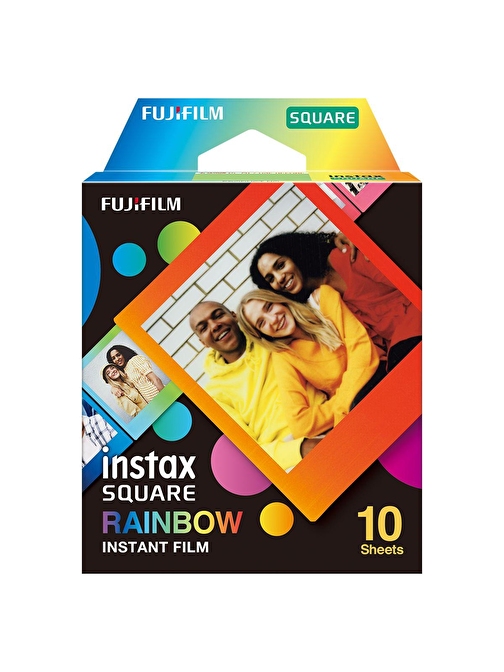 Instax Square Rainbow 10'lu Kare Özel Film