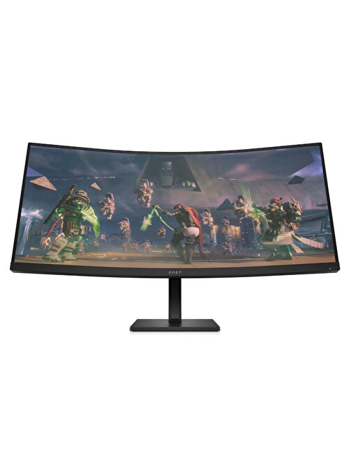 HP OMEN 34c 780K8E9 34 inç 165Hz 1ms (HDMI + Display) Hoparlör Asansör FreeSync Premium WQHD LED Curved Gaming Monitör