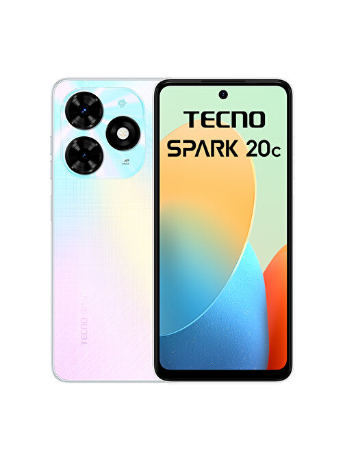 TECNO SPARK 20C 4/128 GB Beyaz (TECNO Türkiye Garantili)