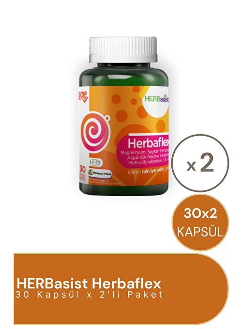 HERBasist Herbaflex 30 Kapsül 2'li Paket