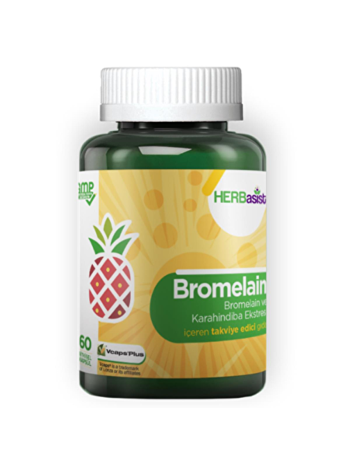 HERBasist Bromelain 60 Kapsül